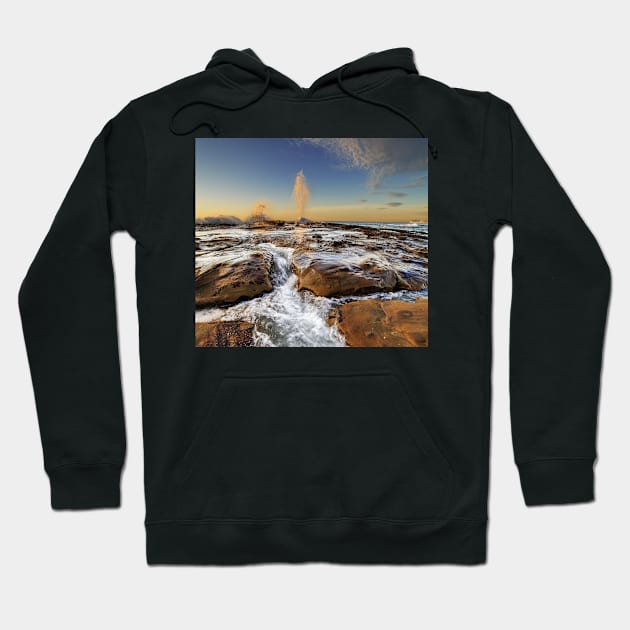 Spoon Bay sunrise Hoodie by dags